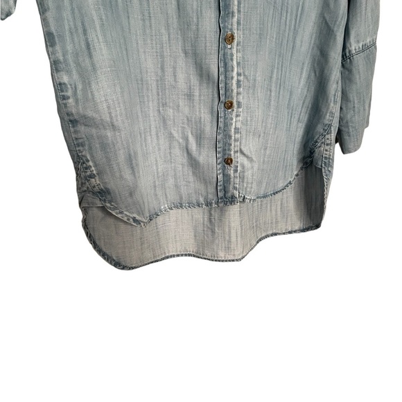 Bella Dahl Light Blue Tencel Button-Up Casual Shirt Sz S - Picture 8 of 14